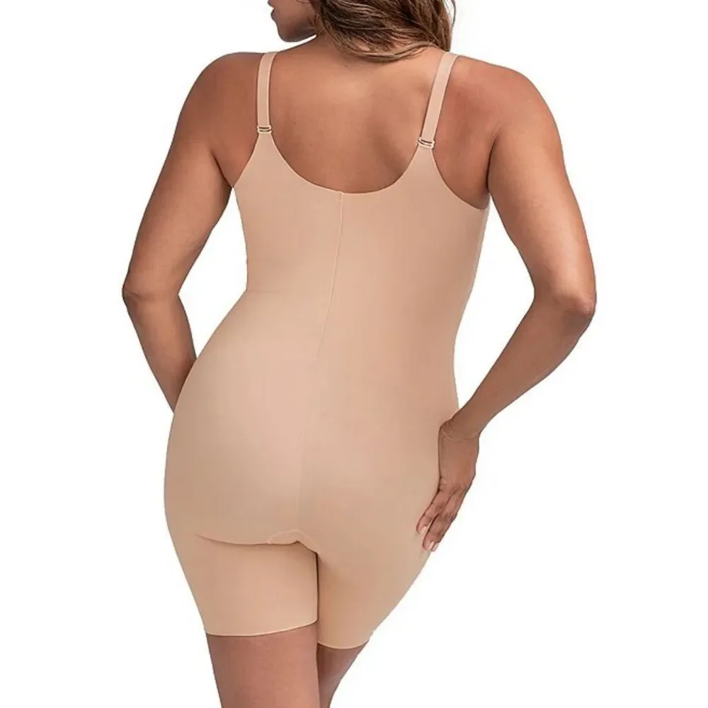 NWOT Honeylove Mid-Thigh Sleeveless Sculpt Compression Bodysuit Womens 2X